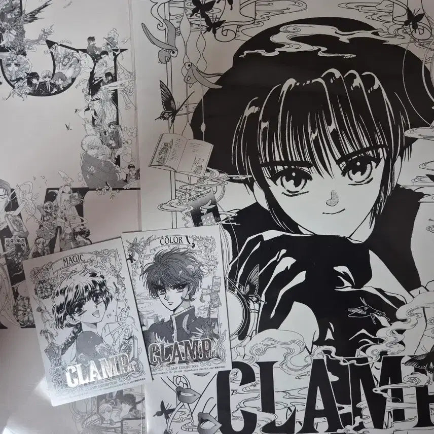 [BUNJANG] CLAMP Exhibition Trump Card Poster Bundle Set / 클램프전 트럼프카드 포스터 알괄!