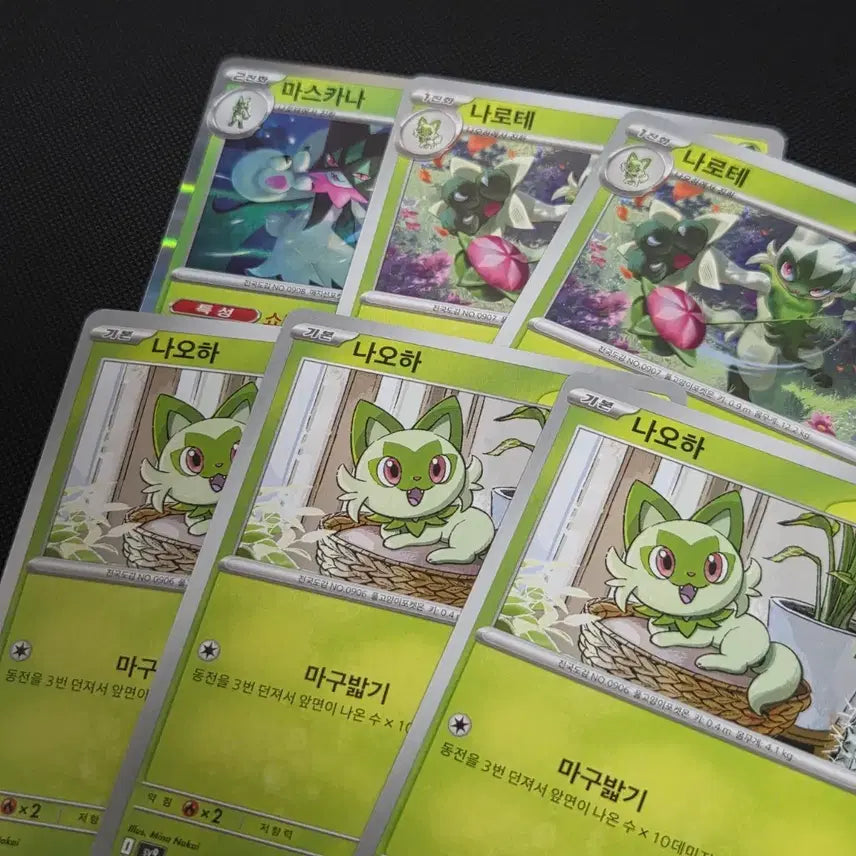 [SOLD OUT] [포켓몬 카드] 나오하/나로테/마스카나 덱소스