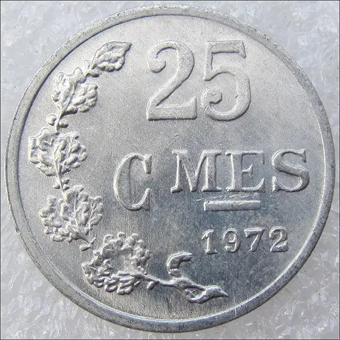 [BUNJANG] Luxembourg 1972 25 Franc Coin / 룩셈부르그 1972년 25상팀 (2544) [동전, 외국주화]