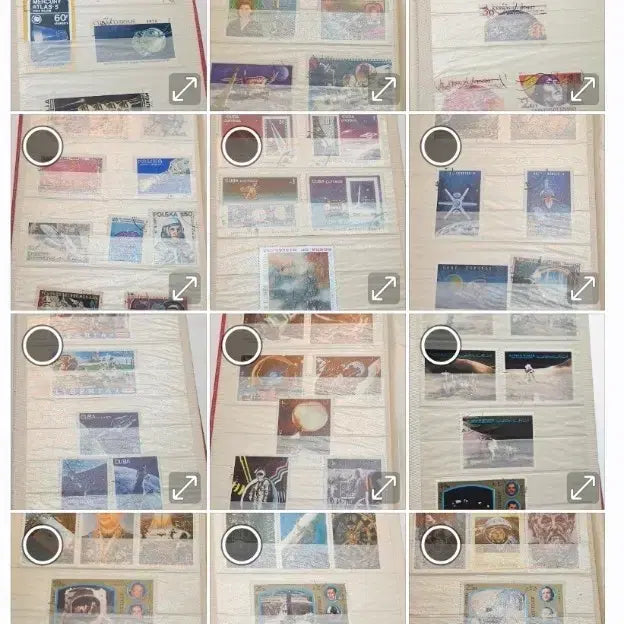 [BUNJANG] Space Expo Commemorative Stamp Set (1978, Japan) / 우표, 우주 탐험 기념 우표 SPACE EXPO(1978, 일본
