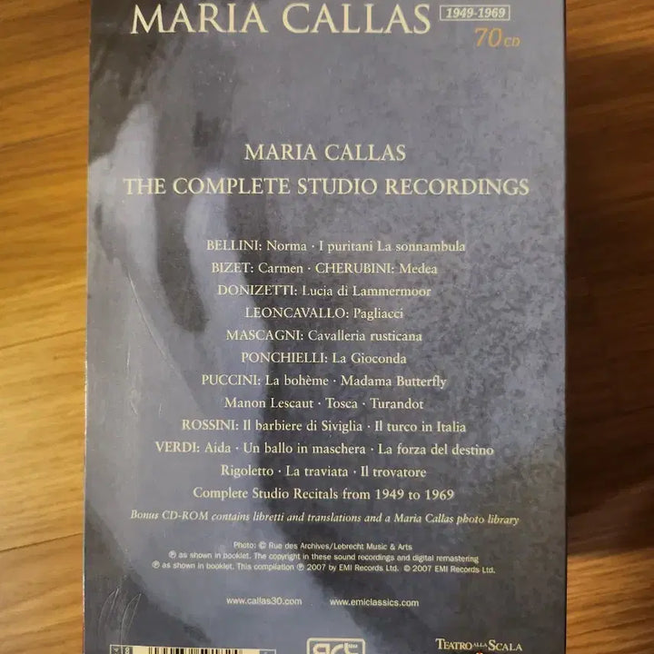 [BUNJANG] Maria Callas Complete Studio Recordings Box Set (70CD) / EMI 마리아 칼라스 전집 (70CD) complete studio