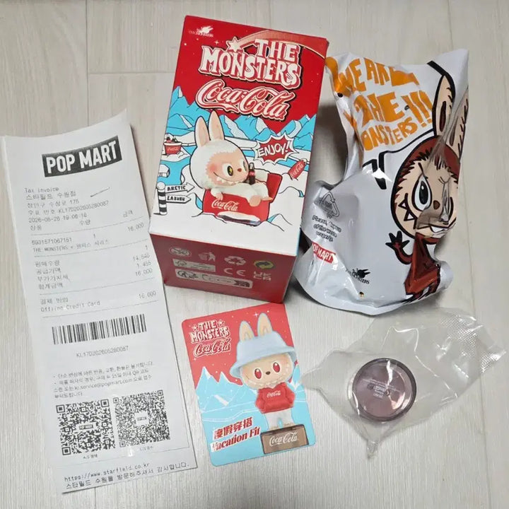 [BUNJANG] Labubu Coca-Cola Figure / 정품) 라부부 코카콜라 피규어