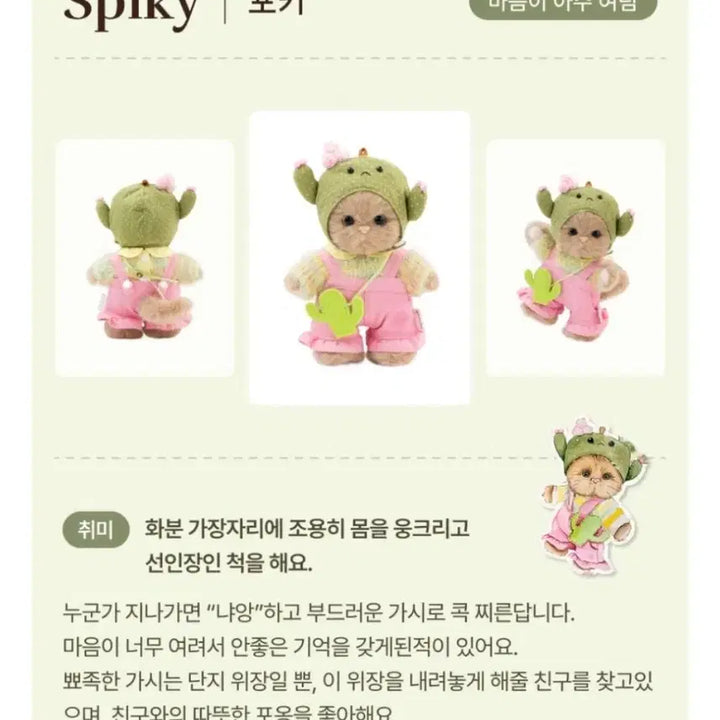 [BUNJANG] Teddy Tales Mischievous Lena Cat Poki Plush / [확정상품] 테디테일즈 장난꾸러기 레나캣_포키