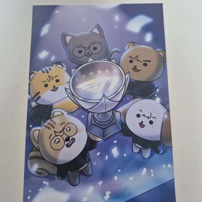 [BUNJANG] T1 Worlds Championship Victory Postcard / 티원 온세티 월즈 우승 엽서