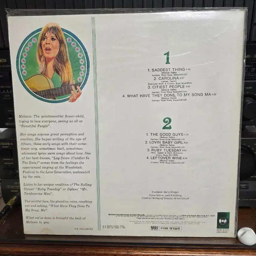 [BUNJANG] Melanie Schafka Sealed LP / 멜라니 샤프카 미개봉 lp