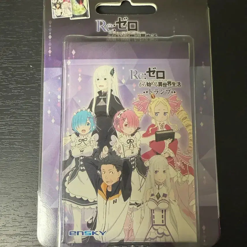 [BUNJANG] Re:Zero Trump Card Set by Ensky / 리제로 트럼프카드 및 기타등등