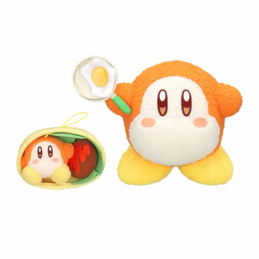 [BUNJANG] Kirby Waddle Dee Fry Plush + Lunch Box Mascot 2종 Bundle Set / 웨이들디 후라이 인형+도시락 마스코트 2종 일괄 별의 커비