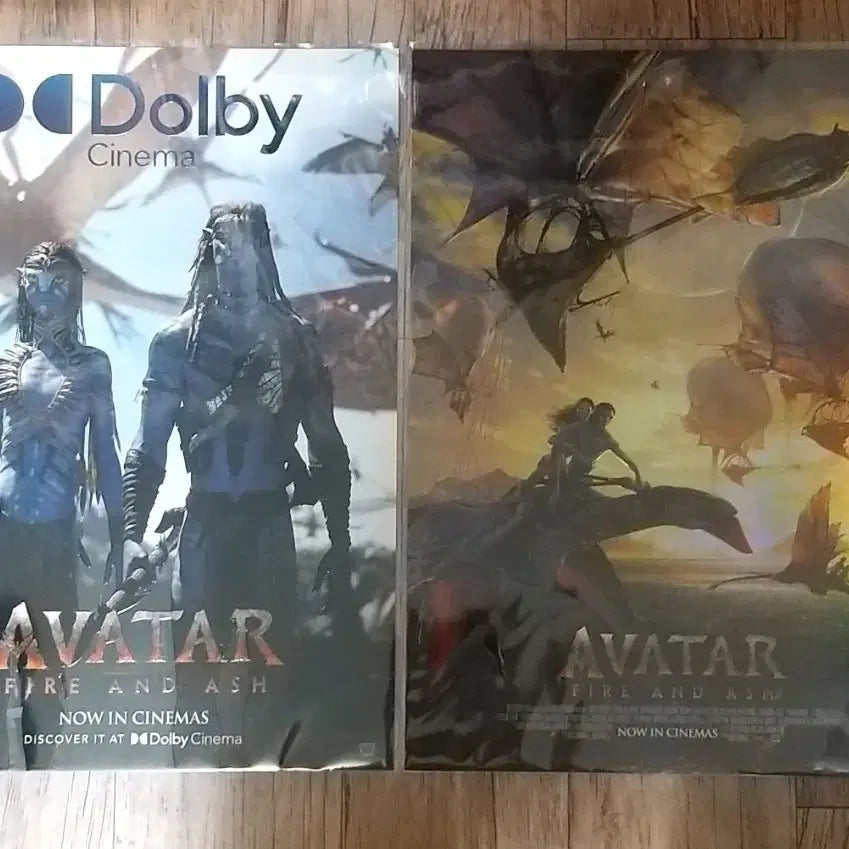 [BUNJANG] Avatar: The Fire and Ash Dolby Cinema Early Bird Poster Set / 아바타 불과 재 돌비 포스터 세트