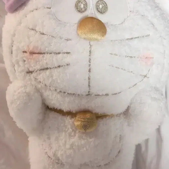 [BUNJANG] Classic White Doraemon Doll / 고전 화이트 도라에몽 인형