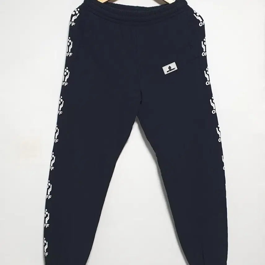 [BUNJANG] Off-White Jogger Pants Black (Size S) / 오프화이트 정품 스웻 조거팬츠 s사이즈 블랙