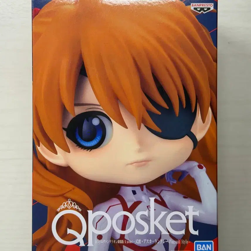 [BUNJANG] Evangelion Asuka Q Posket Figure (Sealed) / 미개봉) 에반게리온 아스카 큐포스켓 피규어