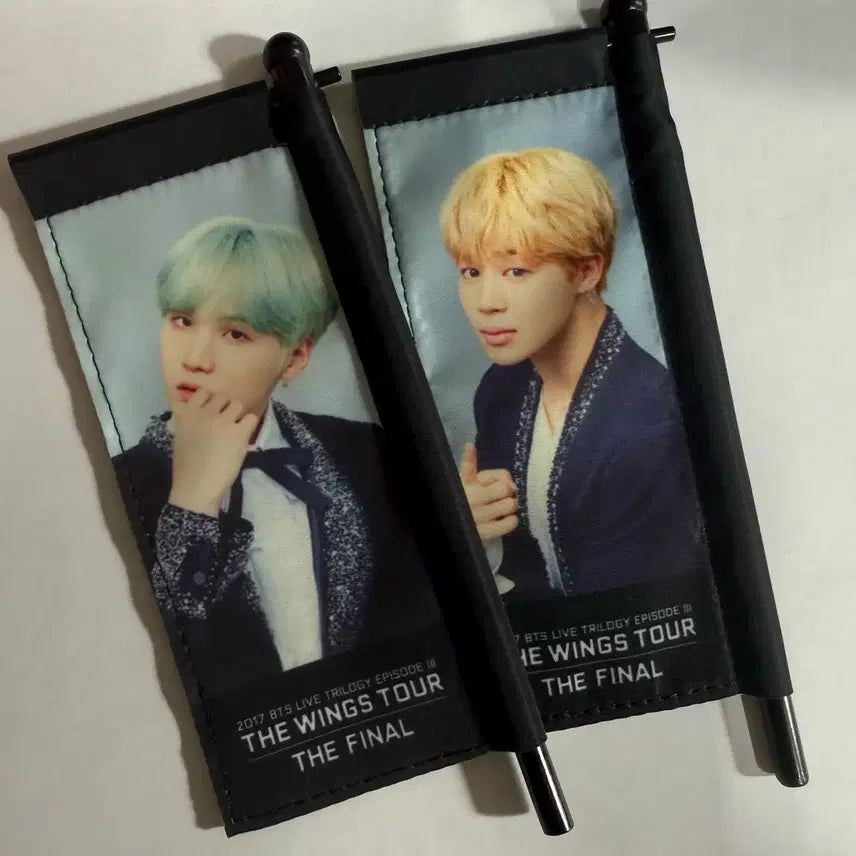 [BUNJANG] BTS Wings The Final / Festa / Love Yourself Speak Yourself Jimin Keyring &amp; Mini Banner Bundle Set / 방탄 BTS 키링 /미니 배너