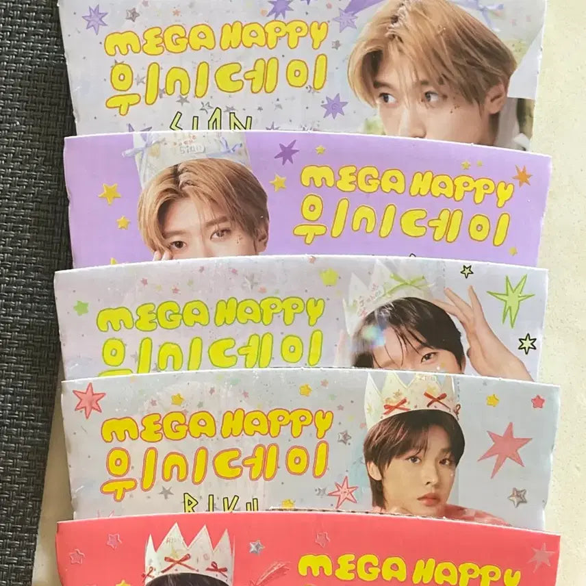[BUNJANG] NCT WISH Mega Coffee Cup Holder Bundle Set / 메가커피 엔시티위시 컵홀더 일괄