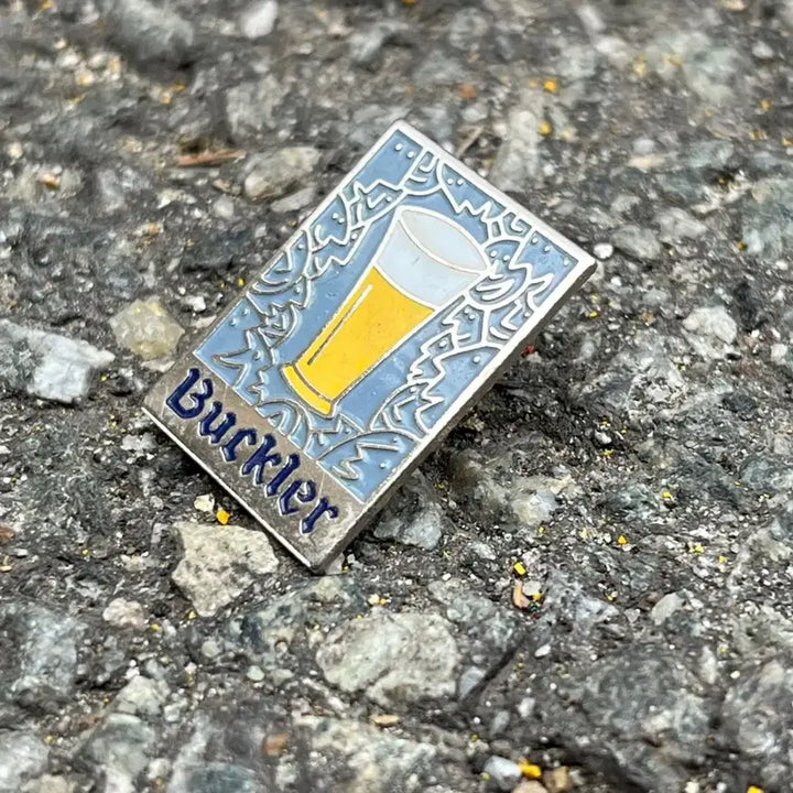 [BUNJANG] BUCKLER Beer French Vintage Badge Pin Brooch / BUCKLER 버클러 맥주 프랑스뱃지 빈티지뱃지 A171