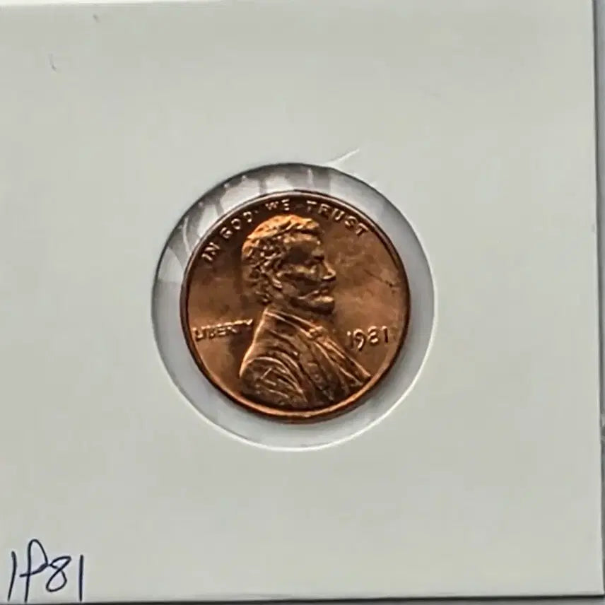 [BUNJANG] 1981 Lincoln Cent Philadelphia Mint Uncirculated Penny / 링컨 1센트 1981년도 미사용 필라델피아 페니