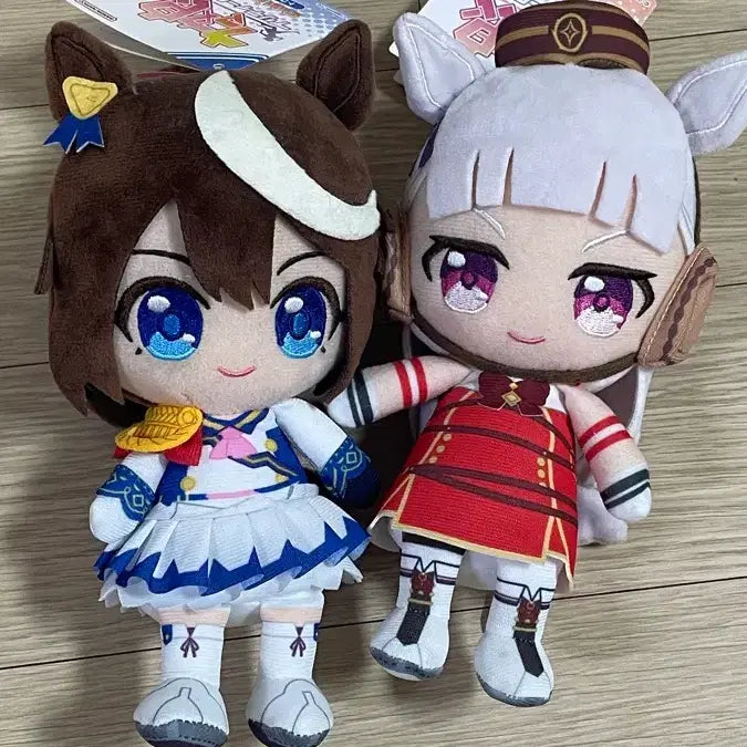 [SOLD OUT] [BUNJANG] Uma Musume Gold Ship, Tokai Teio Chibi Plush Bundle Set / 우마무스메 골드쉽, 토카이테이오 chibi 인형 일괄