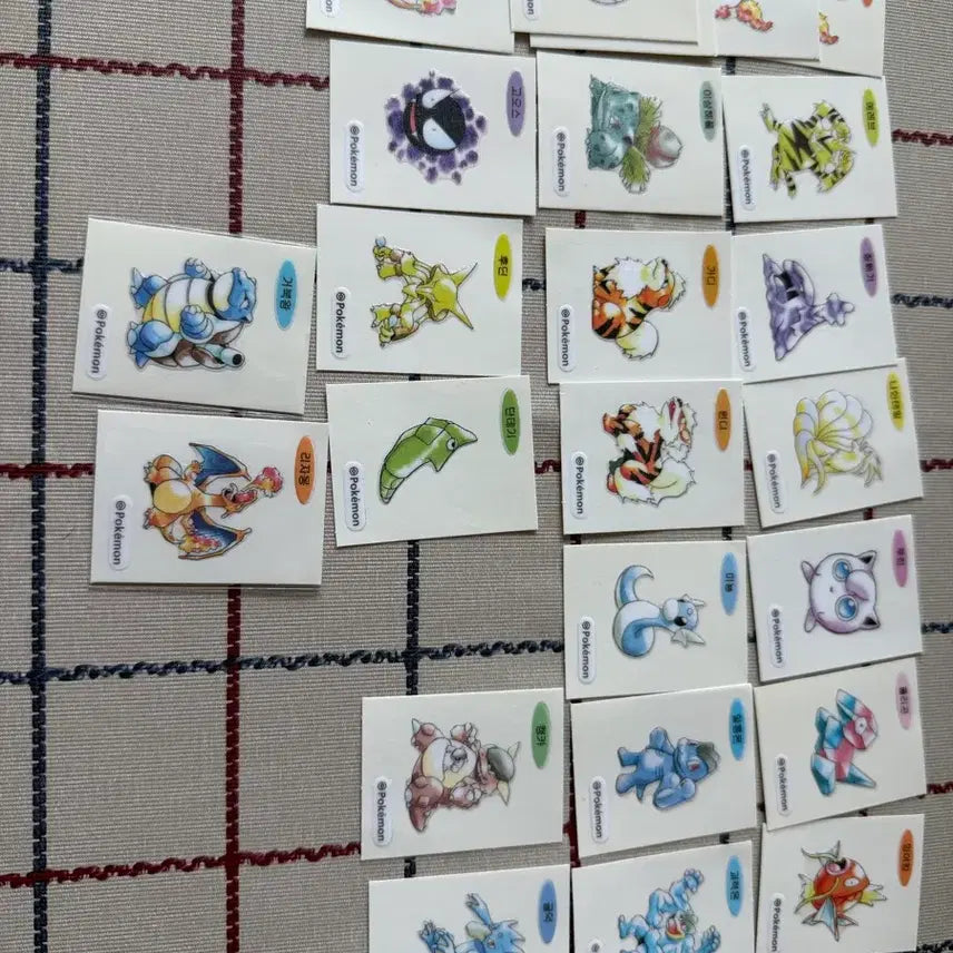 [BUNJANG] Pokemon 30th Anniversary Stickers Bundle Set / 포켓몬 30주년 띠부씰 리자몽 거북왕등 팝니다