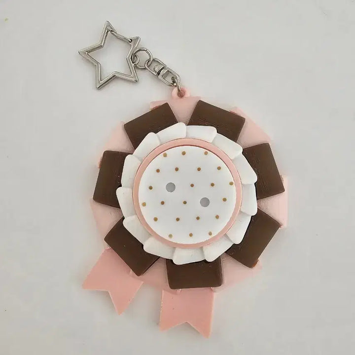 [BUNJANG] Rosette Clicker Keychain (Blue Switch) / 새제품) 핑크 로제트 클리커 키링 클릭커