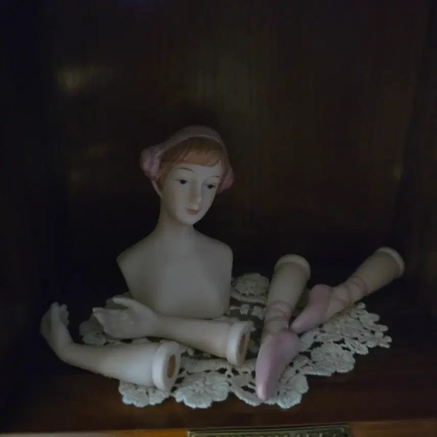 [BUNJANG] Vintage Ballerina Half-Doll Set / 빈티지 발레리나 하프돌 세트