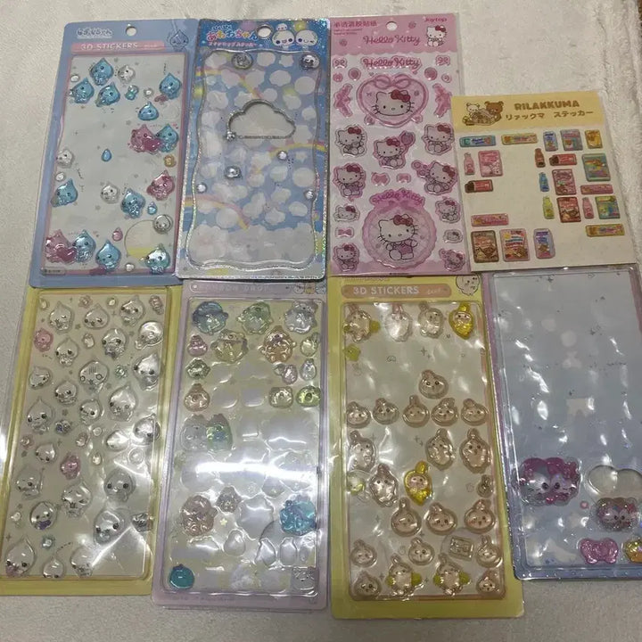 [BUNJANG] Bonbon Drop 3D Sticker Bundle Set / 봉봉드롭 3D스티커 일괄