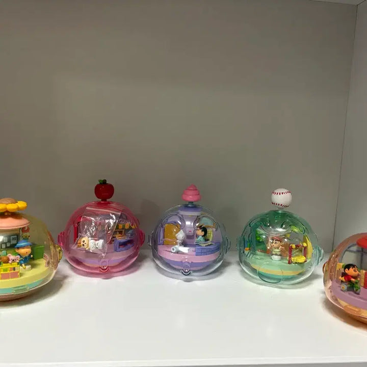 [BUNJANG] Crayon Shin-chan Rotating Figure Set / 짱구는 못말려 회전피규어