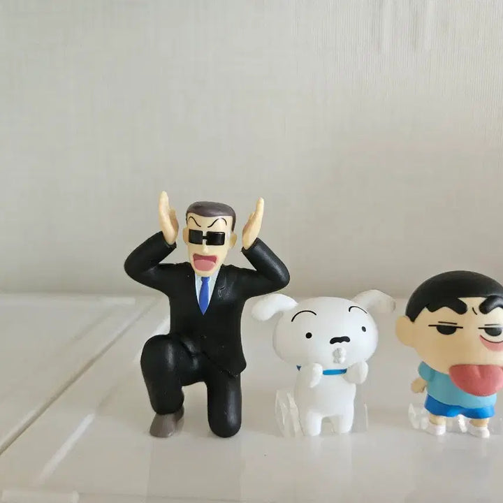 [BUNJANG] Crayon Shin-chan Shiro &amp; Black Bear Gacha Bundle Set / 짱구 가챠 흰둥이 흑곰 일괄판매