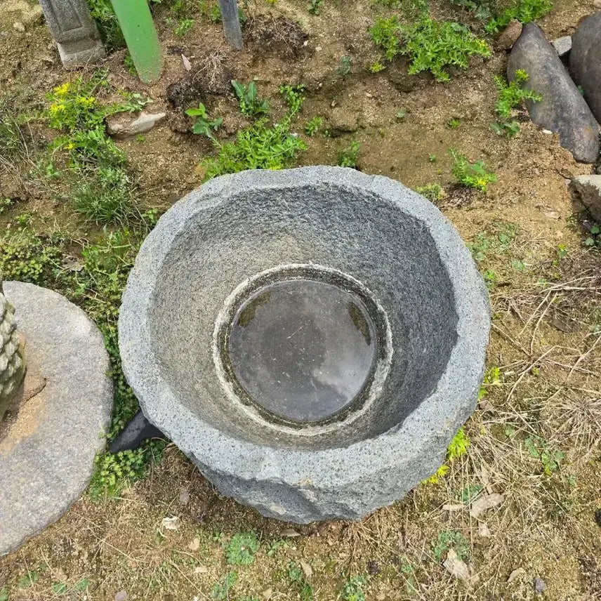 [BUNJANG] Rustic Stone Mortar / 못난이 청석절구