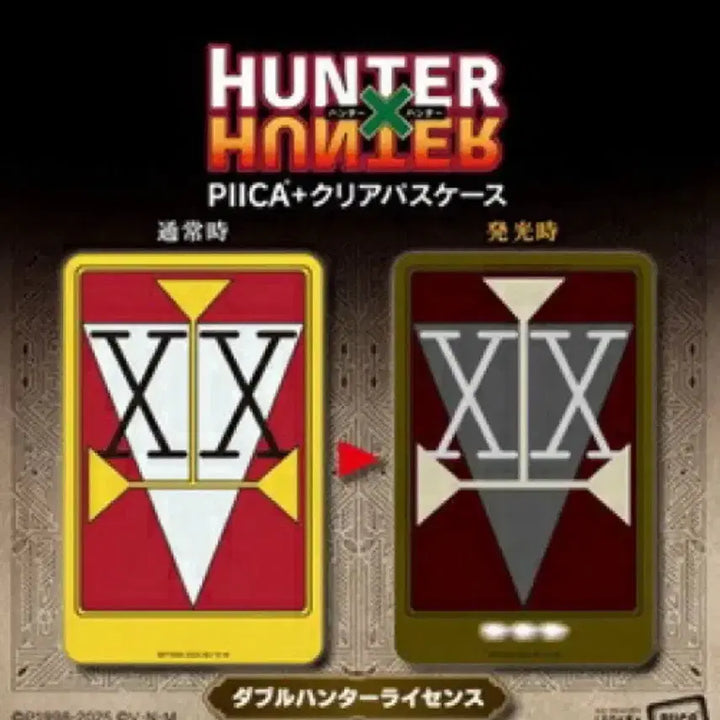 [BUNJANG] Hunter x Hunter Double License PIICA Card Case / 1개남음)급처 헌터헌터 더블 라이센스 PIICA 교통 카드 케이스 피카