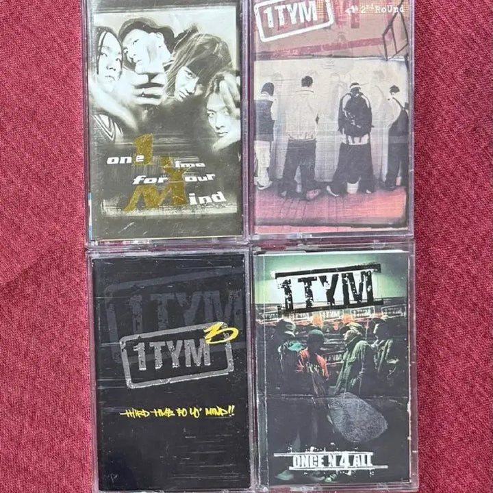 [BUNJANG] 1TYM 1st-4th Album Cassette Tape Bundle Set / 원타임 (1TYM) 1집~4집 카세트테이프