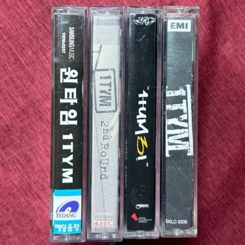 [BUNJANG] 1TYM 1st-4th Album Cassette Tape Bundle Set / 원타임 (1TYM) 1집~4집 카세트테이프