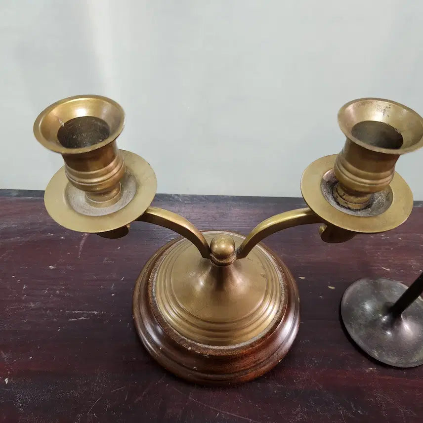 [BUNJANG] Antique Brass Candlesticks Set / 유럽 동 촛대 일괄판매합니다..
