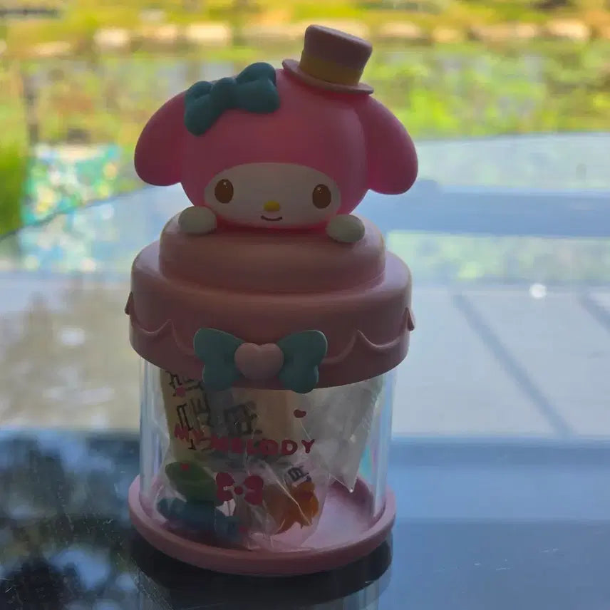 [BUNJANG] My Melody Pink Accessory Figure with Storage / 마이멜로디 핑크 소품 피규어