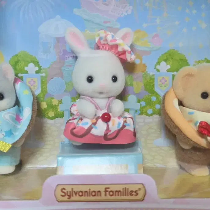 [BUNJANG] Sylvanian Families Kirakira Kuji Donut Trio + Donut Deer Bundle / 실바니안 키라키라 쿠지 도넛 트리오+도넛 사슴