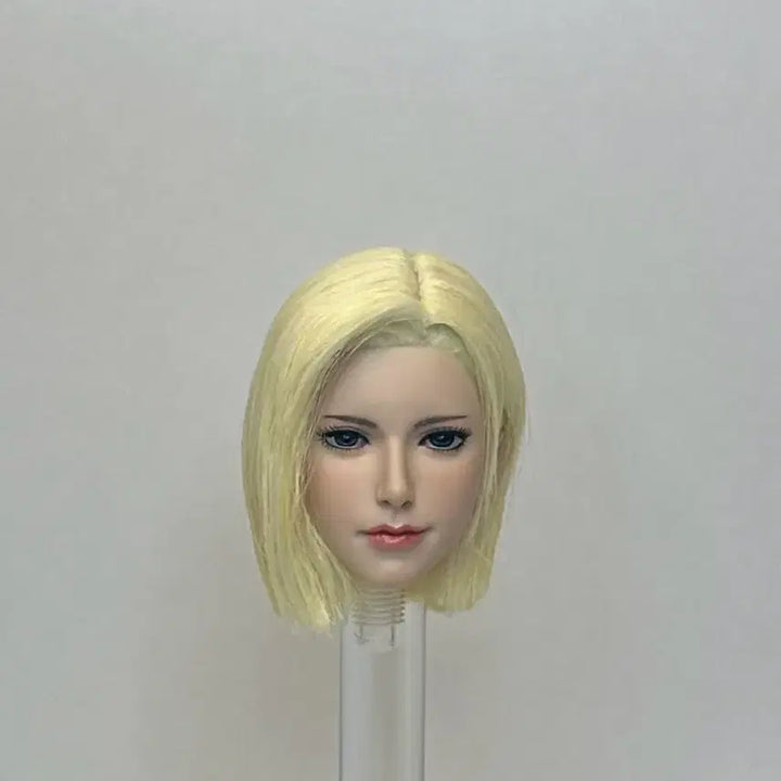 [BUNJANG] Custom 1/6 Scale Female Head for 12-inch Android 18 Figures / 핫토이호환) 12인치 인조인간 18호 실사 커스텀 여성헤드 1/6