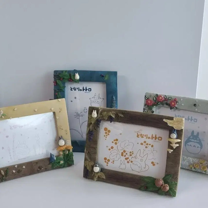 [BUNJANG] Vintage Ghibli My Neighbor Totoro Four Seasons Frame Set / (~6/25일까지만 파격세일)(레어)고전 지브리 토토로 액자 사계
