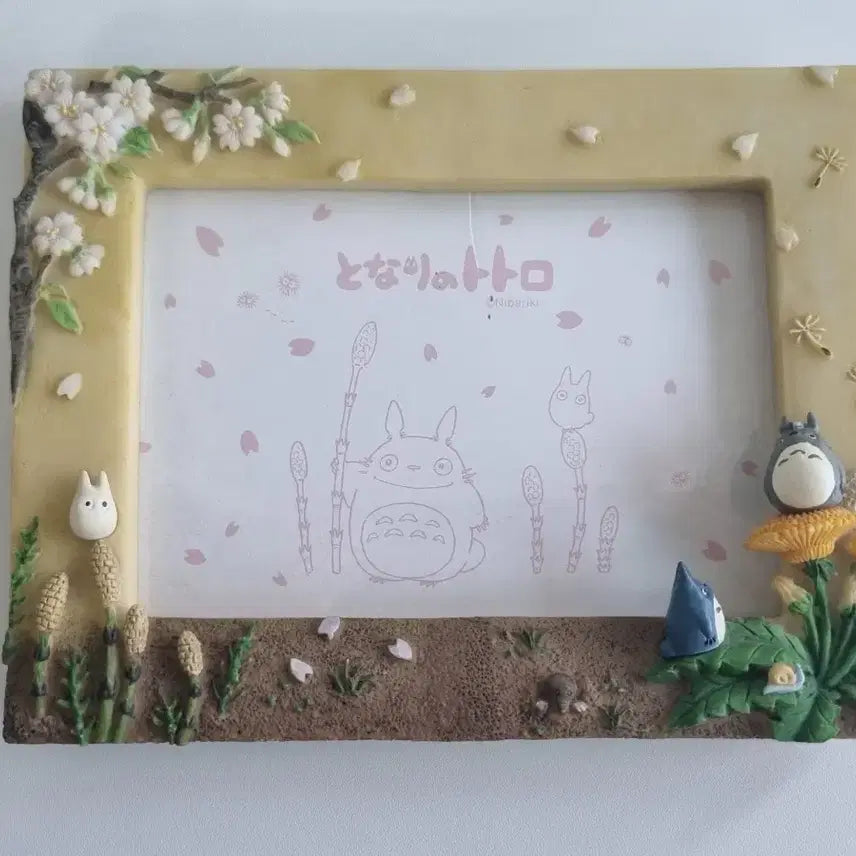 [BUNJANG] Vintage Ghibli My Neighbor Totoro Four Seasons Frame Set / (~6/25일까지만 파격세일)(레어)고전 지브리 토토로 액자 사계