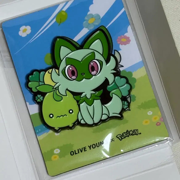 [BUNJANG] Olive Young X Pokemon Collaboration Treecko Magnet / 올리브영 X 포켓몬 콜라보 나오하 마그넷