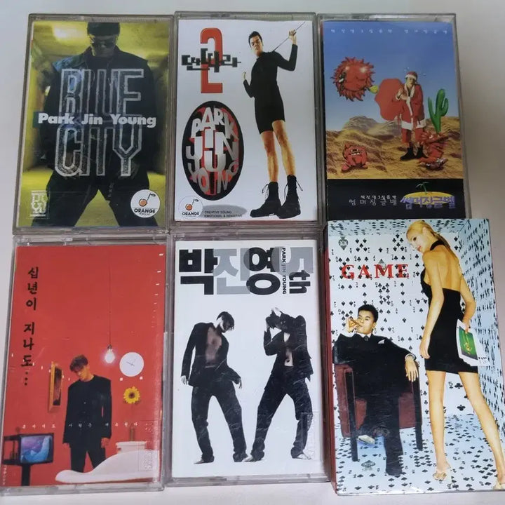 [BUNJANG] Park Jin Young 1-6th Album Cassette Tape Set / 박진영 1-6집 (카세트테이프)