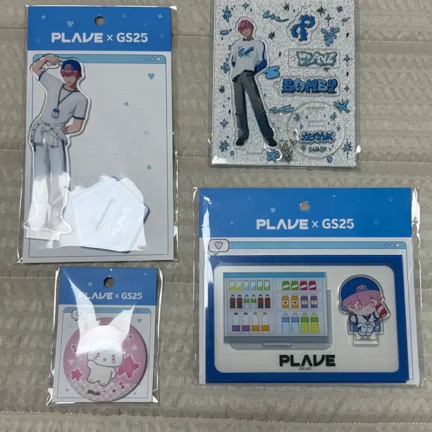 [BUNJANG] PLAVExGS Bambi Set Acrylic Stand + Diorama + Badge + Kakurenbo Acrylic / PLAVExGS 아크릴스탠드+디오라마+뱃지+카쿠렌보 아크릴 밤비세트