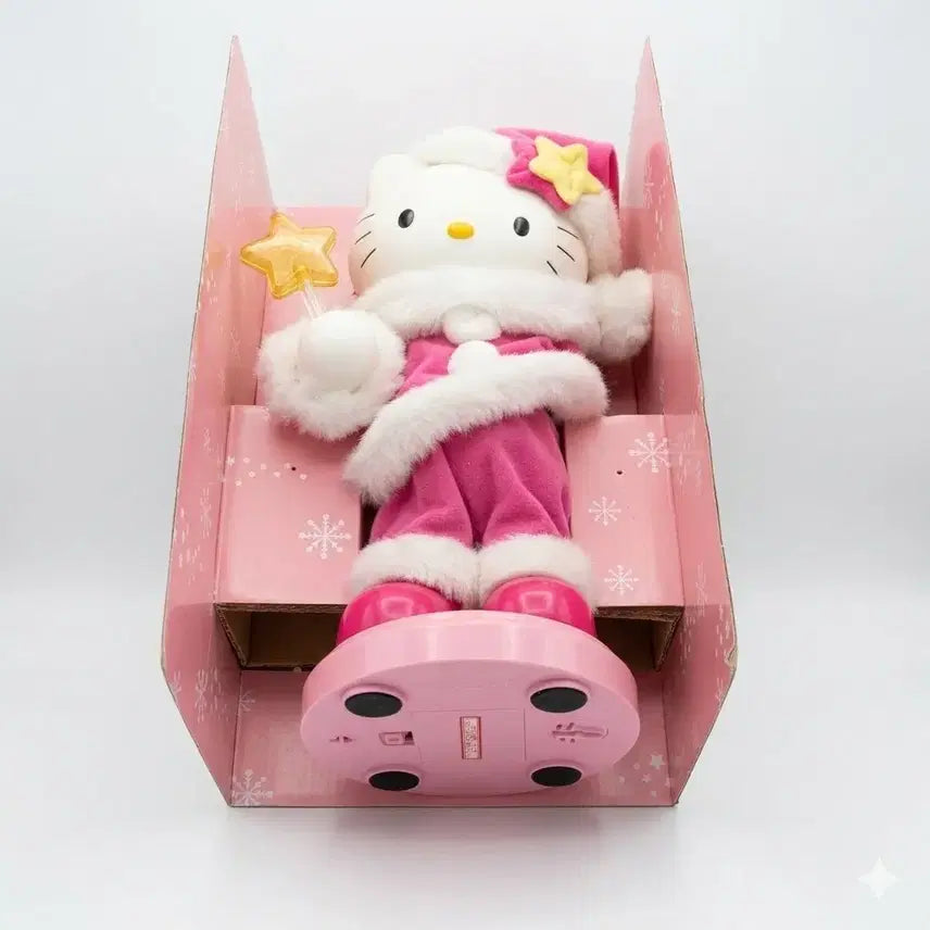 [BUNJANG] Sanrio Hello Kitty Dancing Santa Doll Pink / 새상품!헬로키티 댄싱 산타 인형 핑크