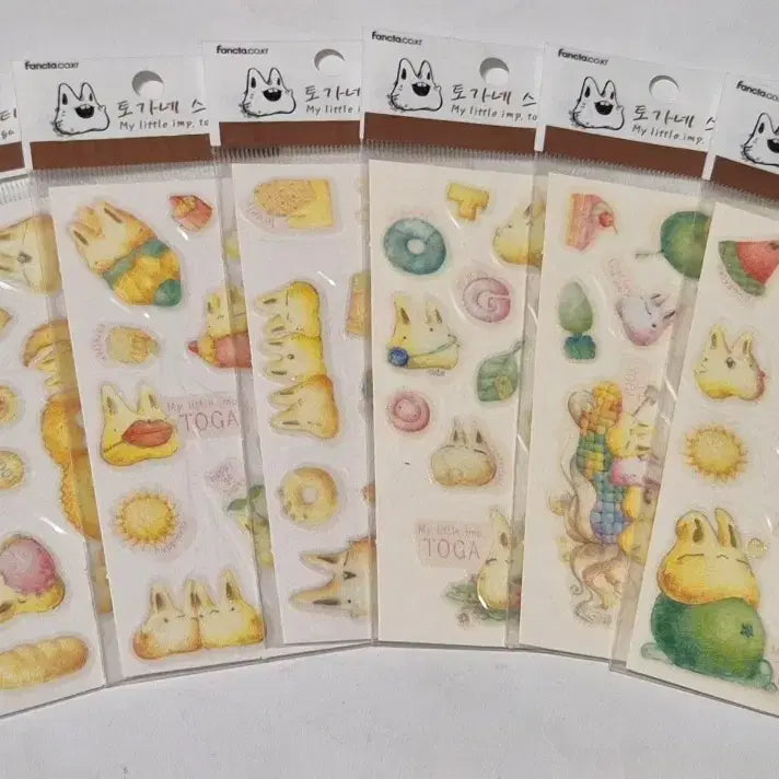 [BUNJANG] Togane Sticker Set (6 Stickers) / 6장셋트)토가네 스티커