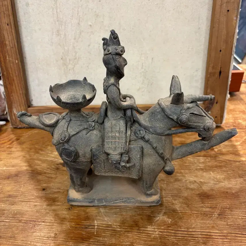 [BUNJANG] Horseback Figure Pottery / 기마 인물 토기