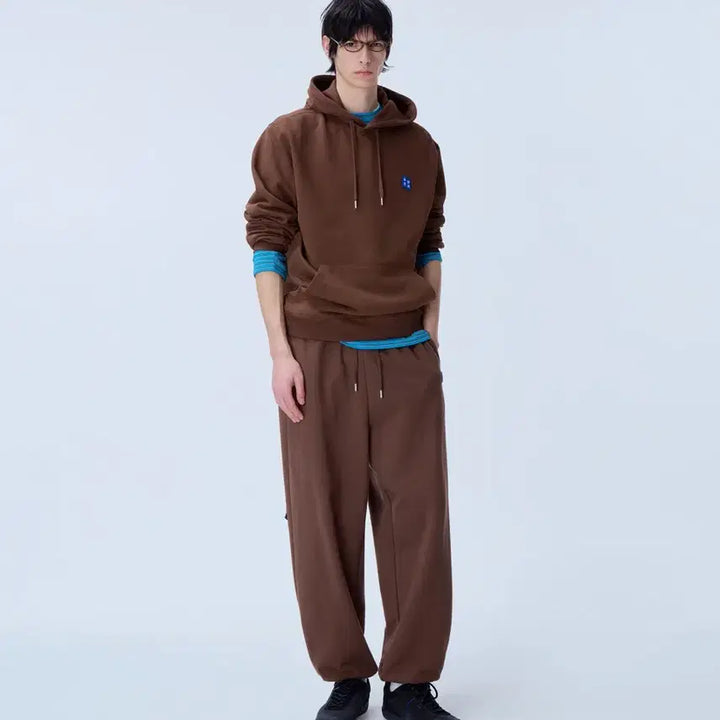 [BUNJANG] Ader Error Significant Hoodie Brown XL / 아더에러 시그니피컨트 후디 브라운 XL