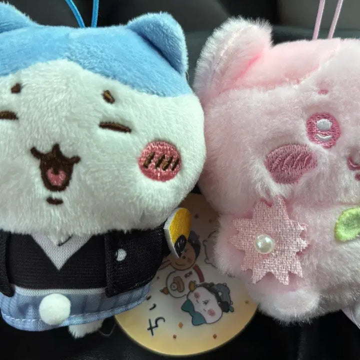 [BUNJANG] Hachiware New Year &amp; Cherry Blossom Mascot Set / 세트 먼작귀 하치와레 정월, 벚꽃 마스코트