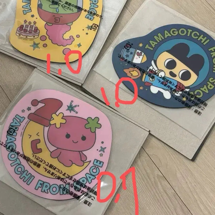 [BUNJANG] Tamagotchi Guchipitch Flowerchi Mametchi Mousepad / 다마고치 마우스패드 가챠 구치파치 플라워치 마메치