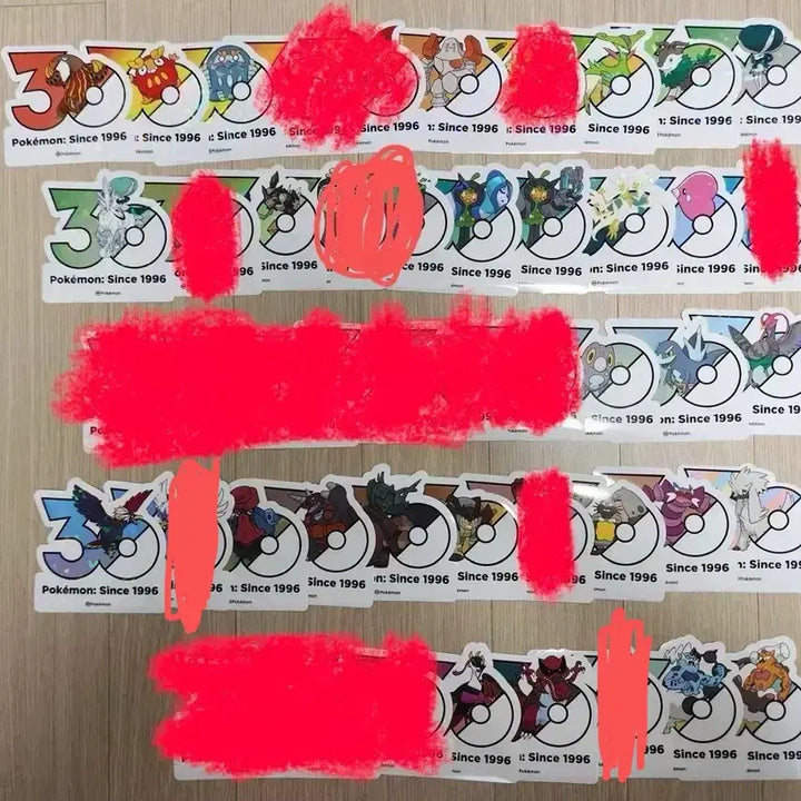 [BUNJANG] Pokemon 30th Anniversary Logo Sticker / 포켓몬 30주년 로고 스티커 원가 양도합니다