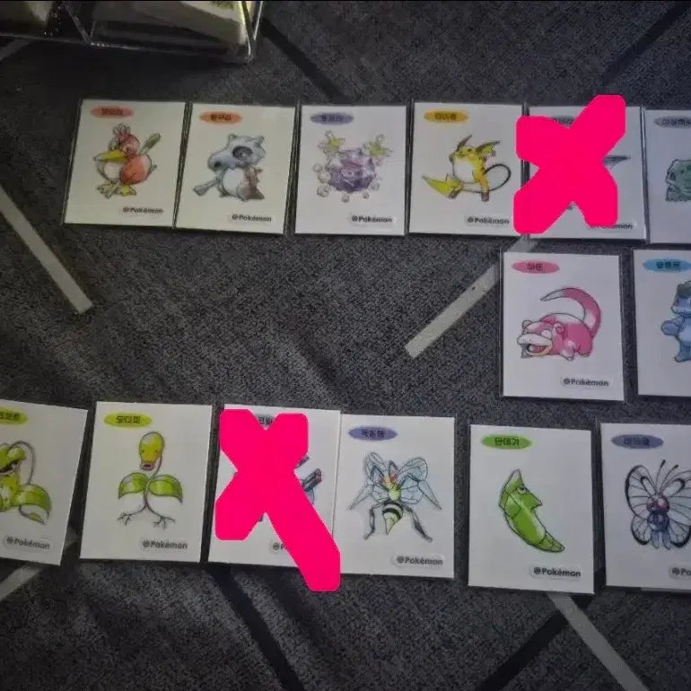 [BUNJANG] Pokemon 30th Anniversary 1st Generation Sticker Set (Raichu, Bulbasaur) / 판매 30주년 시즌5 아트웍 1세대 띠부씰 띠부띠부씰 포켓몬 라이츄