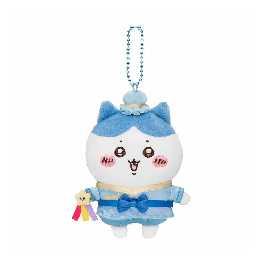 [BUNJANG] Chiikawa Hachiware Tanabata Mascot Keychain / 치이카와 마켓 칠석 하치와레 마스코트 먼작귀 인형 키링