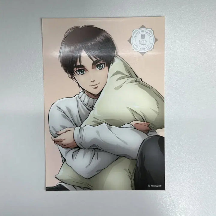 [BUNJANG] Attack on Titan Eren Birthday Official Postcard Bromide Netmarble L-Size Set / 진격거 에렌 생일 기념 공식 엽서 브로마이드 넷프리 L사이즈 세트