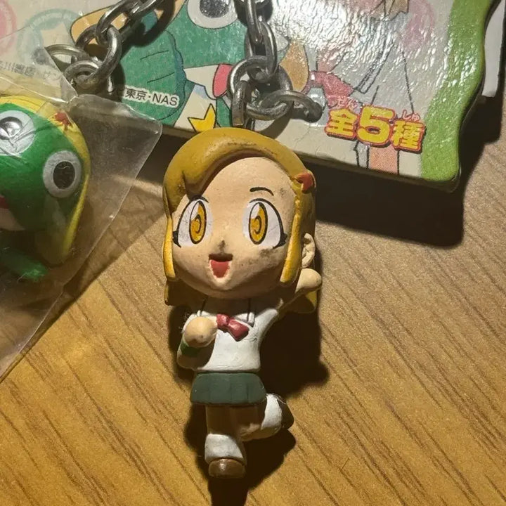 [BUNJANG] Sergeant Keroro &amp; Moa Classic Twin Keyholder / (가격내림) 케로로중사 키링 케로로 모아 고전 트윈 키홀더